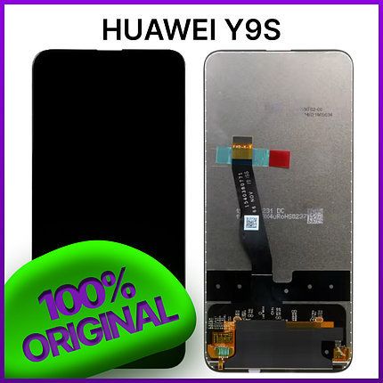 Экран Huawei Y9s Original 100% (STK-L21) c тачскрином, черный, фото 2