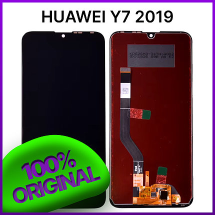 Экран Huawei Y7 2019 original 100% (DUB-LX1) с тачскрином, черный, фото 2