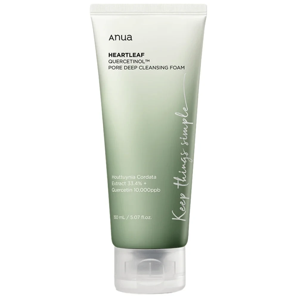 Пенка-скраб с кверцетинолом для очищения пор Anua Heartleaf Quercetinol Pore Deep Cleansing Foam. 150 мл