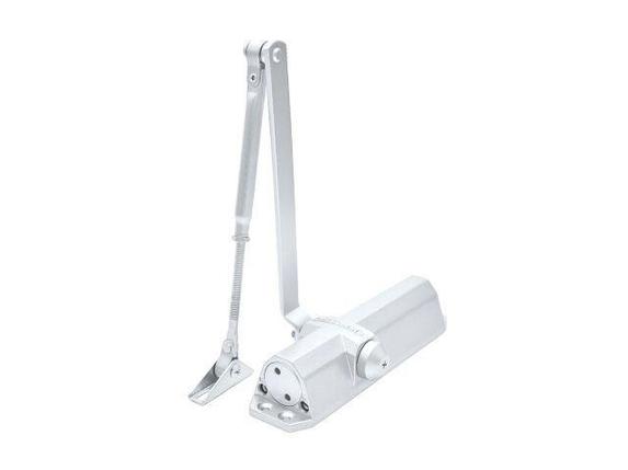 Доводчик дверной гидравлический NOTEDO DC-095 (60-120кг) серебро, фото 2