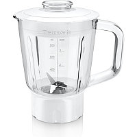 Чаша (емкость) блендера (стекло) для кухонного комбайна Bosch 17002357 (MUZ45MX1)