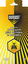 OUTCAST  наклейки против мух, 4 шт