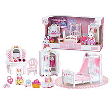Игровой набор спальня с флоксовым зайкой, 6616