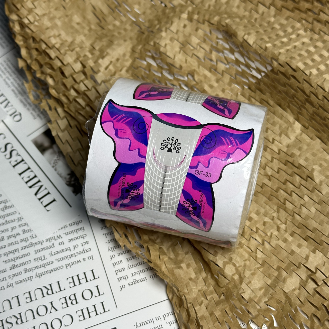 Формы для наращивания, 300 шт (бабочка)