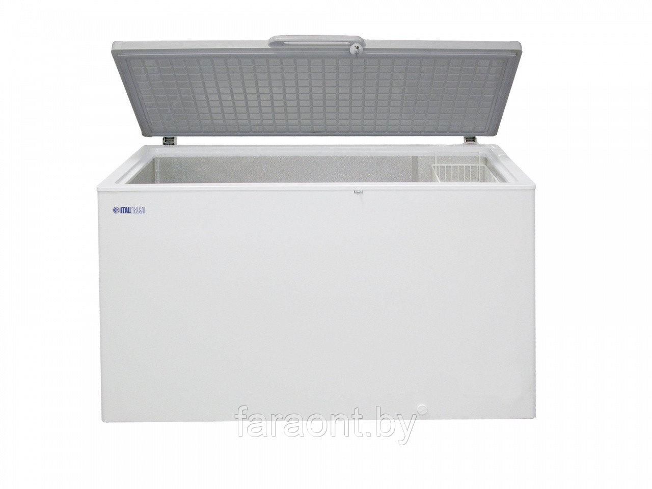 Морозильный ларь Italfrost CF500S (485 л.) с глухой крышкой из нержавеющей стали (1 корзина)