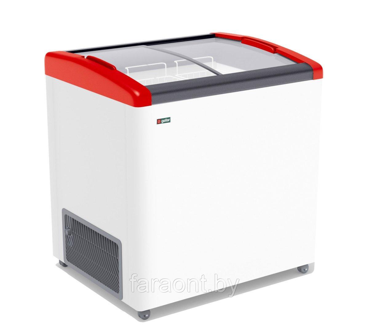 Морозильный ларь FROSTOR (Gellar) FG 250 E гнутое стекло (-18…-22C, 2 корзины 240 л)