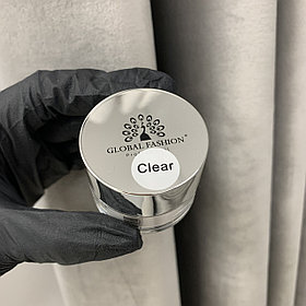 Акриловая пудра Global Fashion Clear, 15 гр