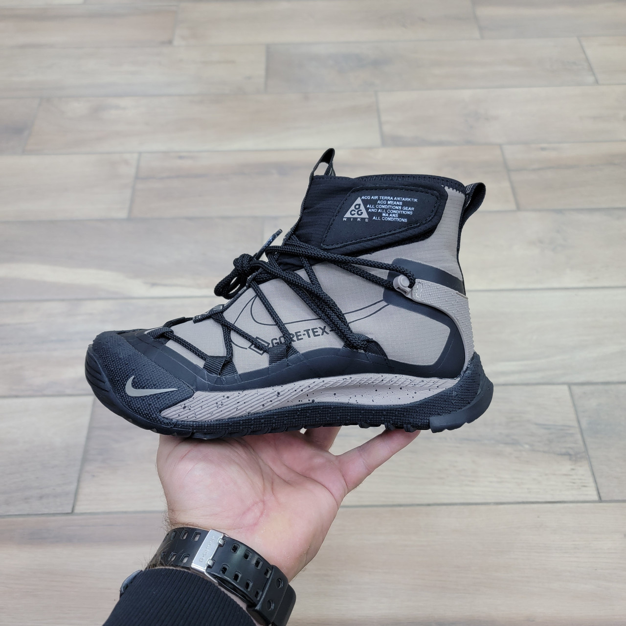 Кроссовки Nike ACG Air Terra Antarktik Beige с мехом