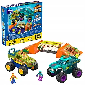 Конструктор Mega Bloks Hot Wheels  - Игровой конструктор Монстр трак 332 элемента - HKF89