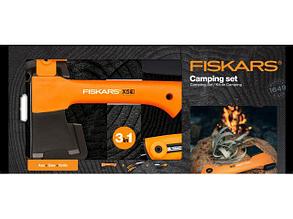 Туристический набор (топор+пила+нож) FISKARS 1057912