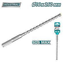 Бур SDS-MAX 16x260мм TOTAL TAC321607
