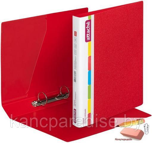Папка на 2 кольца Attache F502/07, 42 мм., 700 мкм., красная, арт.50286