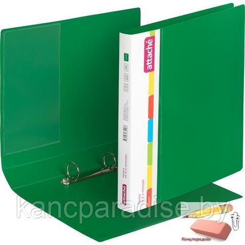 Папка на 2 кольца Attache F502/07, 42 мм., 700 мкм., зеленая, арт.50287