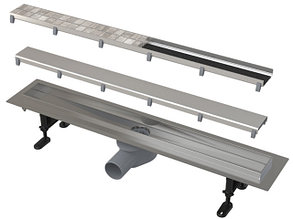 Водоотводящий желоб с двойной решеткой ALCAPLAST APZ13DOUBLE950