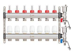 Коллекторная группа ave136 7 выходов AV ENGINEERING AVE13600107, фото 2