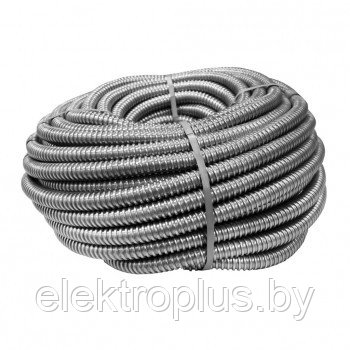 Металлорукав нг ПВХ РЗ-ЦП - 8 с протяжкой (50 м) EKF PROxima, фото 2