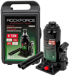 Домкрат бутылочный 8т в кейсе ROCKFORCE RF-T90804-S, фото 2