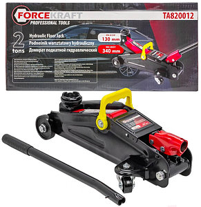 Домкрат подкатной гидравлический 2т FORCEKRAFT FK-TA820012, фото 2