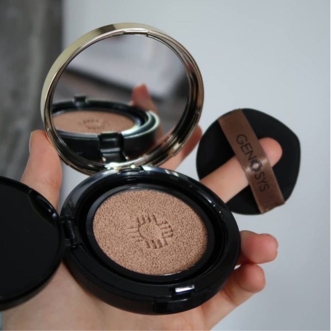 BB кушон Genosys Skin Caring Blemish Balm Cushion SPF50 Тон 01 Ivory - фото 7 - id-p195512217