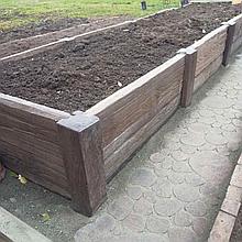 Высокие грядки и клумбы из бетона под дерево Узда