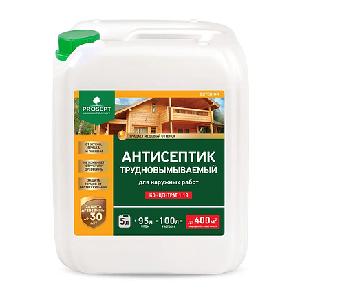 PROSEPT EXTERIOR Антисептик для наружных работ 1:19  5л, фото 2