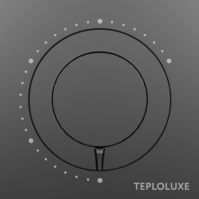 Терморегулятор теплого пола Теплолюкс Solus черный