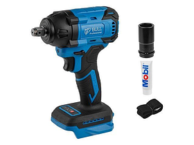 Аккум. ударный гайковерт BULL SC 1804 в кор. XLTpro SOLO БЕСЩЕТ., 18 В, 400 Н*м, 1/2" (вес 2.0 кг) (0329203)