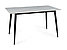 Стол обеденный SIGNAL RION белый/черный, 130/70, фото 2