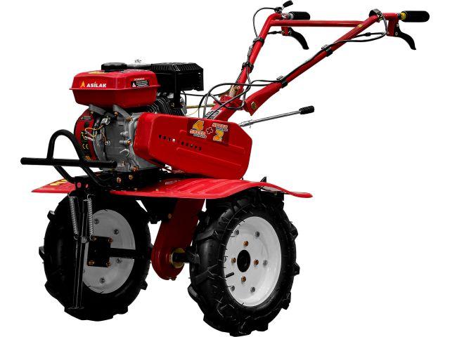 Культиватор бензиновый ASILAK SL-85BL (арт. AS2312-1) колёса 4.00-10 (7,5 л.с., шир. 95 см, без ВОМ, передач