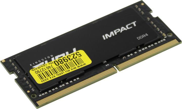 Kingston Fury Impact KF432S20IB/32 DDR4 SODIMM 32Gb PC4-25600 CL20 (for NoteBook)