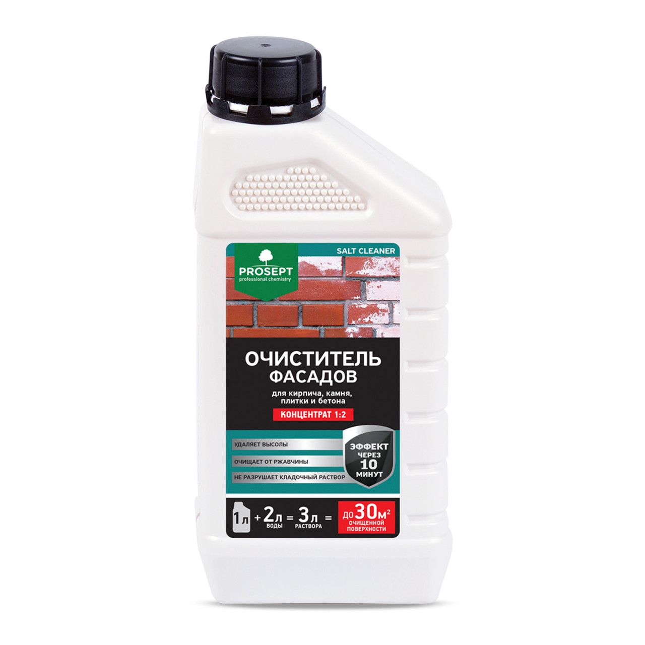 PROSEPT SALT CLEANER Удалитель высолов/очиститель фасадов 1:2, 1л