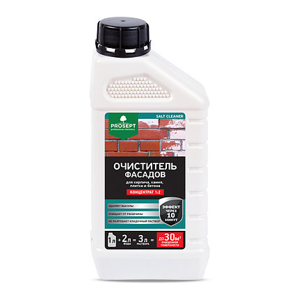 PROSEPT SALT CLEANER Удалитель высолов/очиститель фасадов 1:2, 1л, фото 2