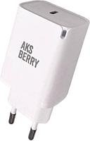 AKSBERRY (6900278610014) T55 PD 45W c кабелем Type C -Type C 60W белый