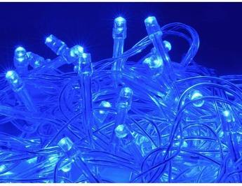 ECOLA N4YB05ELC 220V IP44 Бахрома 5x0.5м 135Led Синий