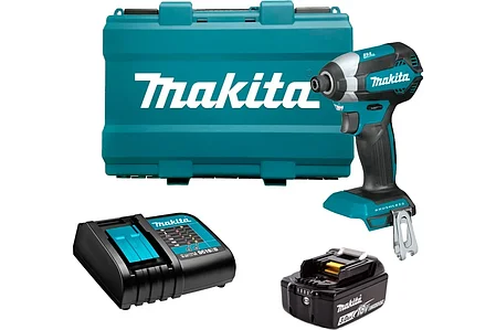 Шуруповерт ударный (винтоверт) бесщеточный Makita DTD153SF (170 Нм, 1 АКБ 3 А/ч, кейс), фото 2