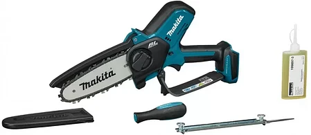 Пила цепная аккумуляторная бесщеточная Makita DUC150Z (без АКБ, шина 15 см, смазка цепи), фото 2