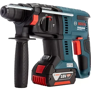 Перфоратор аккумуляторный бесщеточный Bosch GBH 18V-21 Professional (2 Дж, 2 АКБ 4 Ач, кейс L-BOXX) 0611911102, фото 2