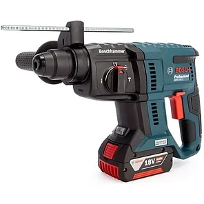 Перфоратор аккумуляторный бесщеточный Bosch GBH 18V-21 Professional (2 Дж, 2 АКБ 4 Ач, кейс L-BOXX) 0611911102, фото 2
