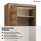 Шкаф для одежды 33.03 Лючия (2 - х дверный) Кейптаун/венге Олмеко, фото 6