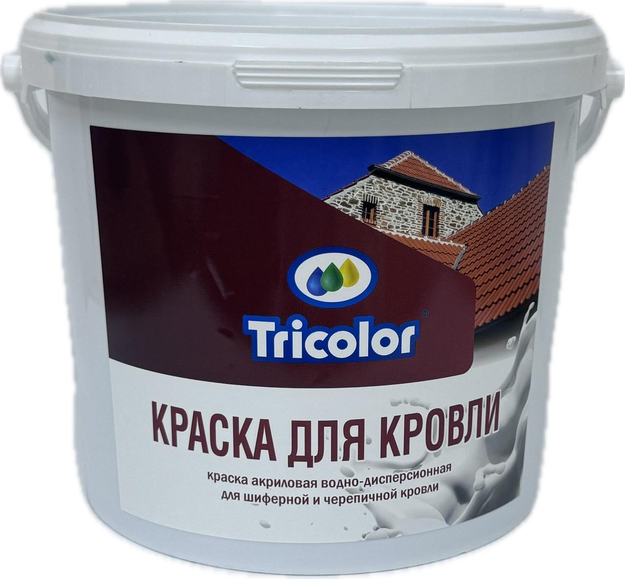 Краска ВД-АК 105 TRICOLOR АКВАДАХ для шифера Коричневая 28 кг