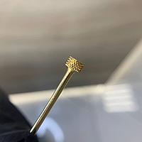 Насадка для фрезы твердосплавная золотая, №2