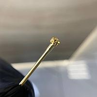 Насадка для фрезы твердосплавная золотая, №5