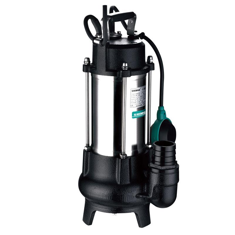 Насос погружной канализационный WVSD110F н/ж 220V (1,1 кВт) с поплавковым выключателем Shimge