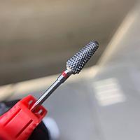 Насадка твердосплавная Конус, красная (мягкая абразивность)