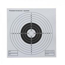 Мишень черно/белая "Круги" 10 шт. (140 х 140 мм).