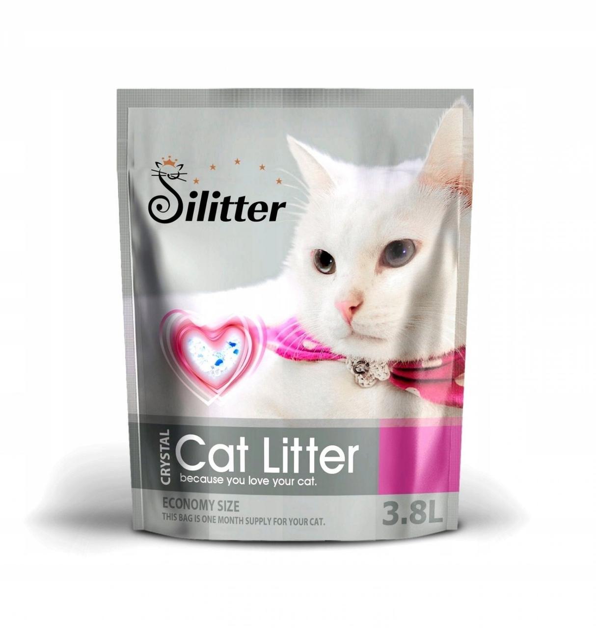 Наполнитель силикагелевый Silitter Crystal 3.8л