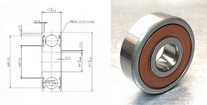 ПОДШИПНИК ГЕНЕРАТОРА ШАРИКОВЫЙ 17X62X20 (MA7X5)  664034W (140957)