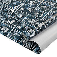 Упаковочная бумага (0,7х10 м) Трафарет (арт.887787)