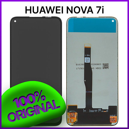 Экран Huawei Nova 7i Original 100% (JNY-L22B) c тачскрином, черный, фото 2