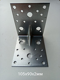 Крепежный уголок усил. KUU 105х90 2,0 мм. Россия